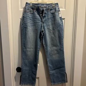 Old Navy Light Blue Straight-Leg Jeans